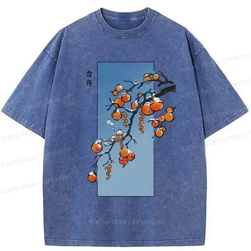 Kyoto lion painting unisex cotton tee
