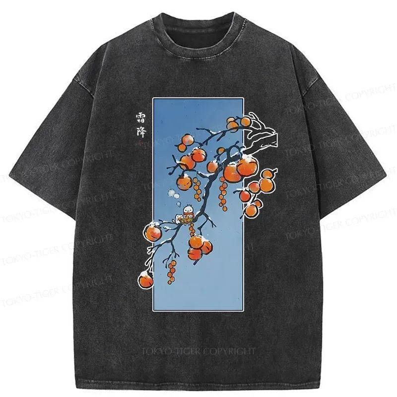 Kyoto lion painting unisex cotton tee