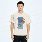 Japanese washed t-shirt for winter