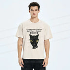 kyoto lion amnesiac cat shirt for daily wear