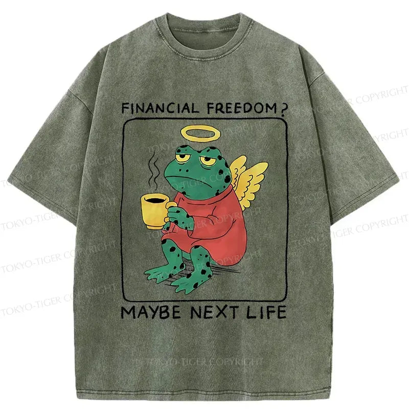 Japanese vintage frog t shirt for daily wear