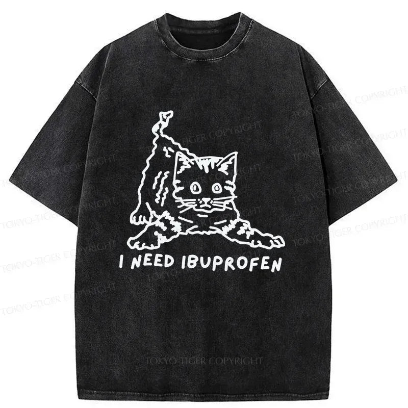 Funny Vintage Cat T-Shirt for Streetwear