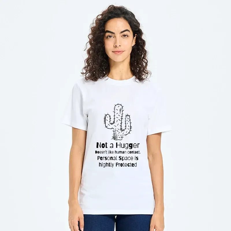 Kyoto-Lion Funny Personal Space Cactus Meme Classic T-Shirt