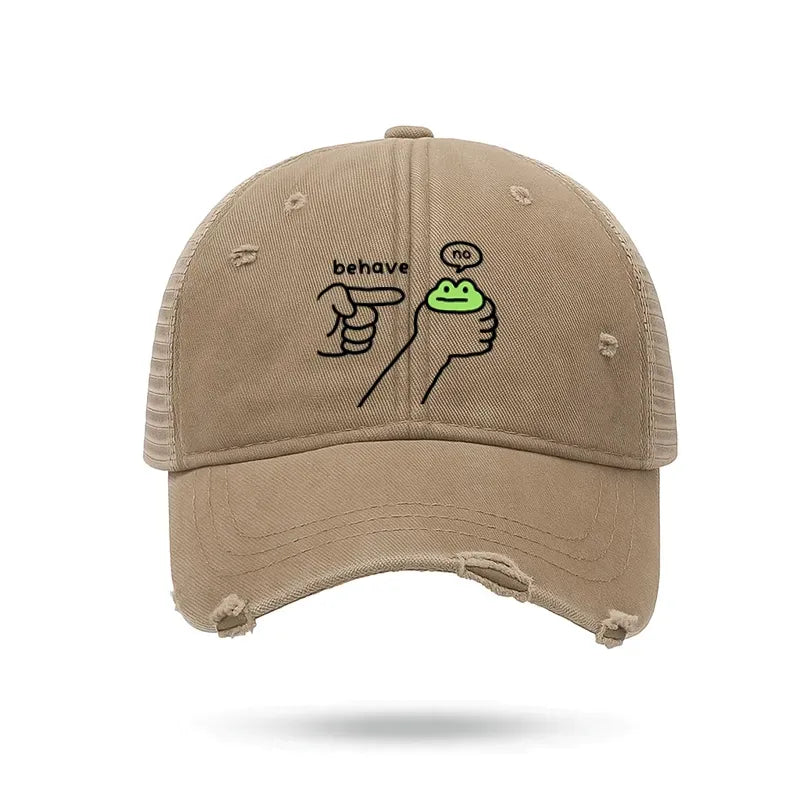 Kyoto-Lion Japanese washed trucker cap