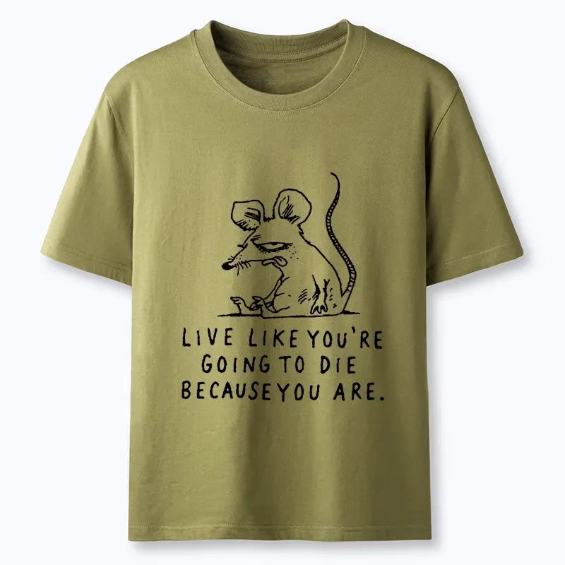 Funny Sarcastic Rat Life Truth T-Shirt