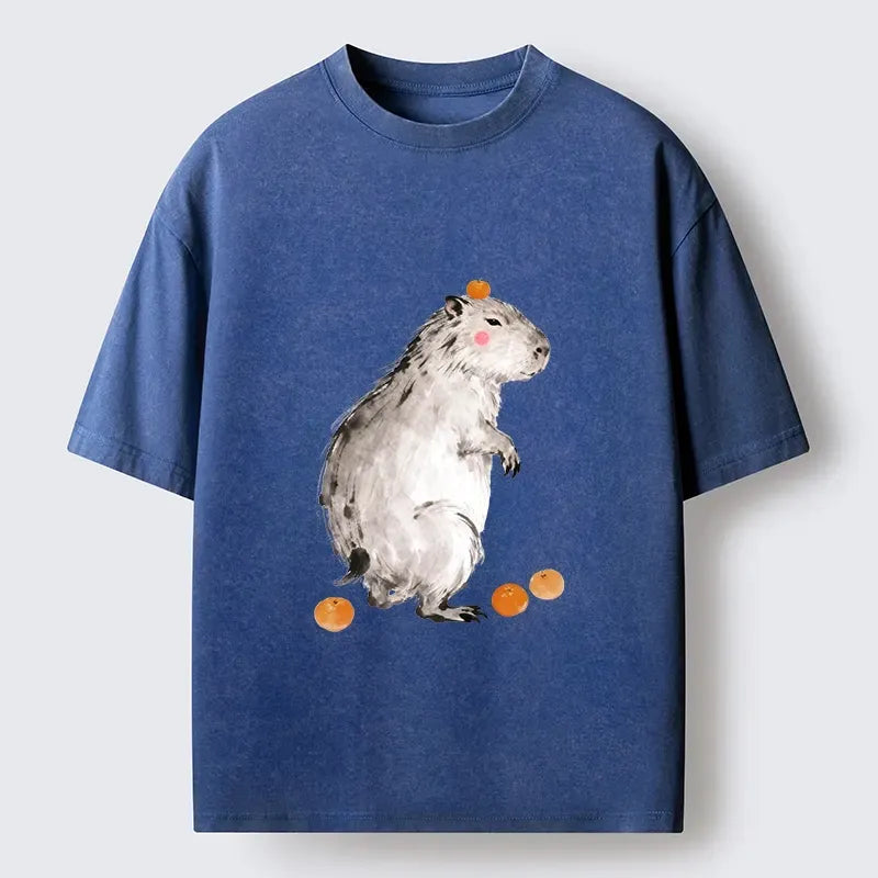 Funny Capybara T-Shirt for Summer Vacation