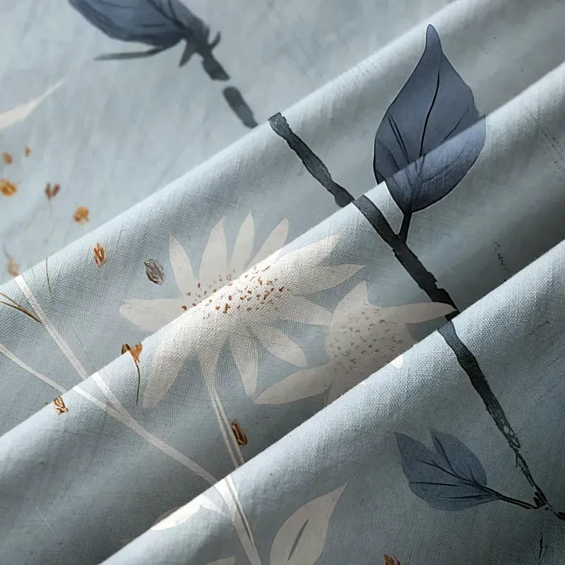 Kyoto-Lion Serene Botanical Beauty Button-up Shirt