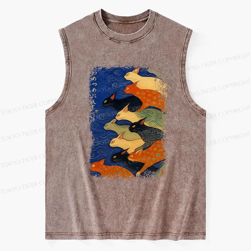 Kyoto lion ninja tank for daily wear