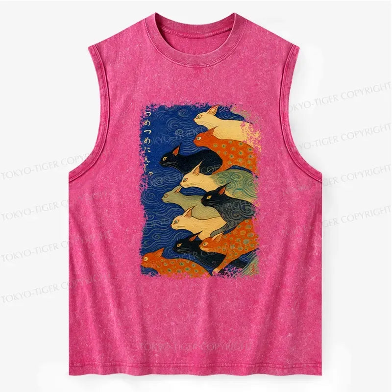 Kyoto-Lion Claw-some Ninja Washed Tank