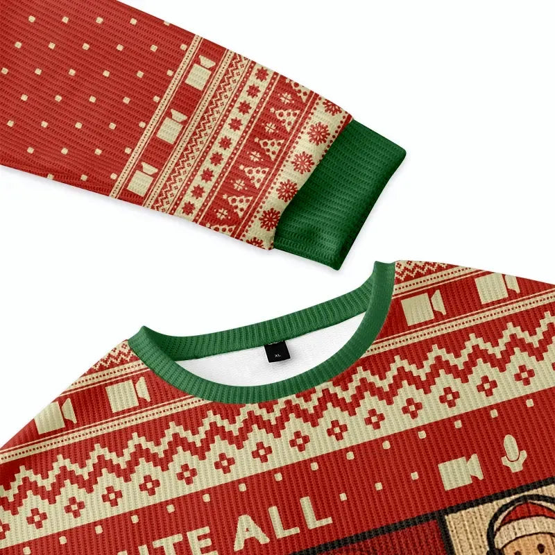 festive japanese sweatshirt for christmas party