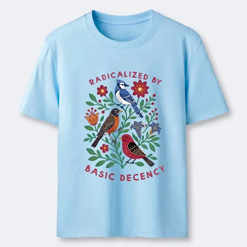 Kyoto-Lion Birds Love Basic Decency Classic T-Shirt