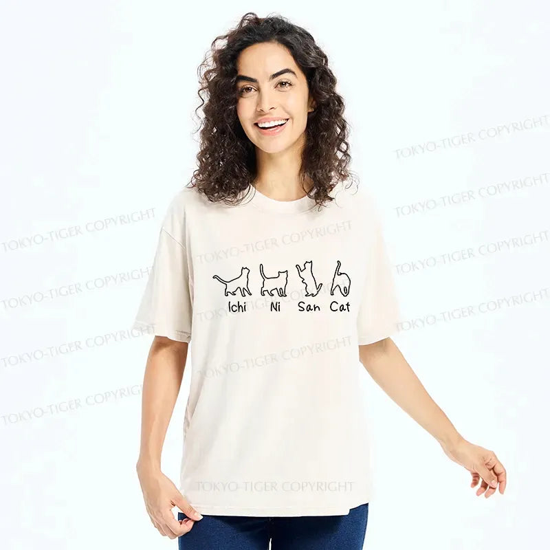 Vintage Kyoto Cat T-Shirt On Sale