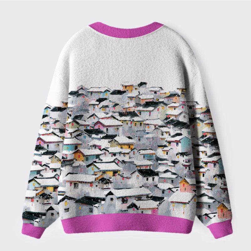 Japanese Kyoto Lion Ugly Cardigan