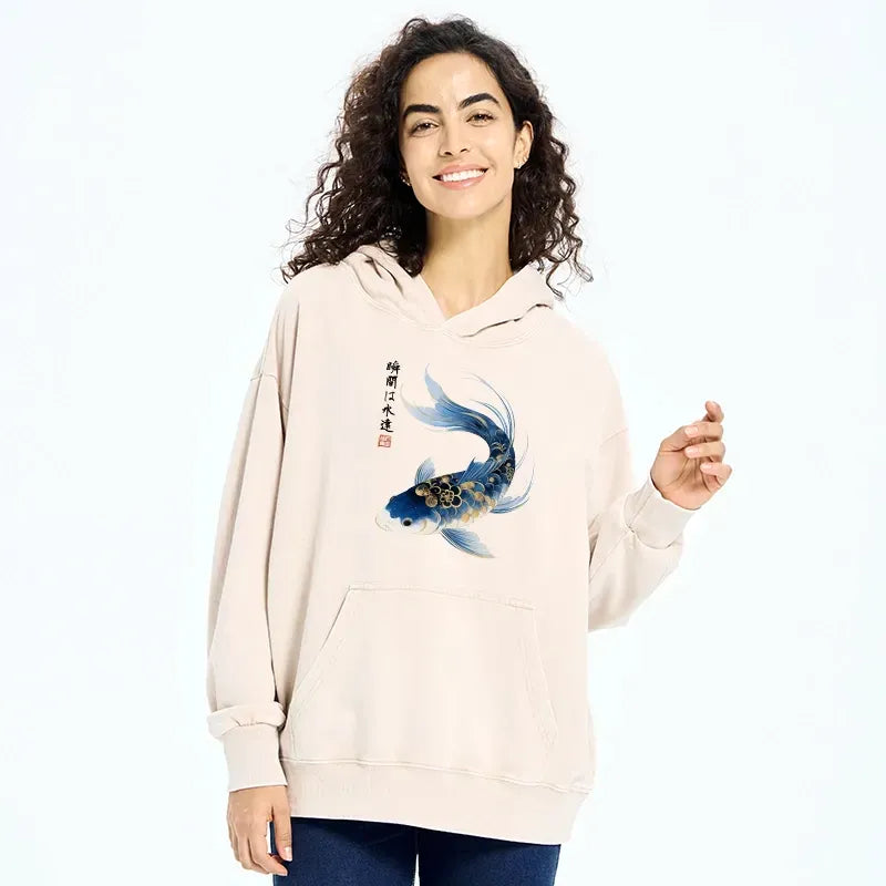 Elegant Koi Hoodie Best Seller for Streetwear
