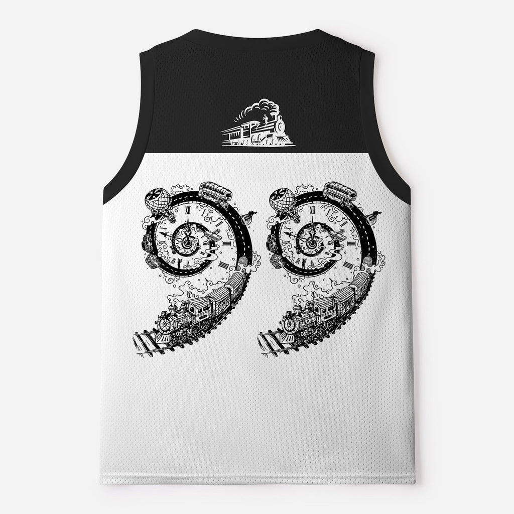 Funny Train Jokes Mesh Tank Top
