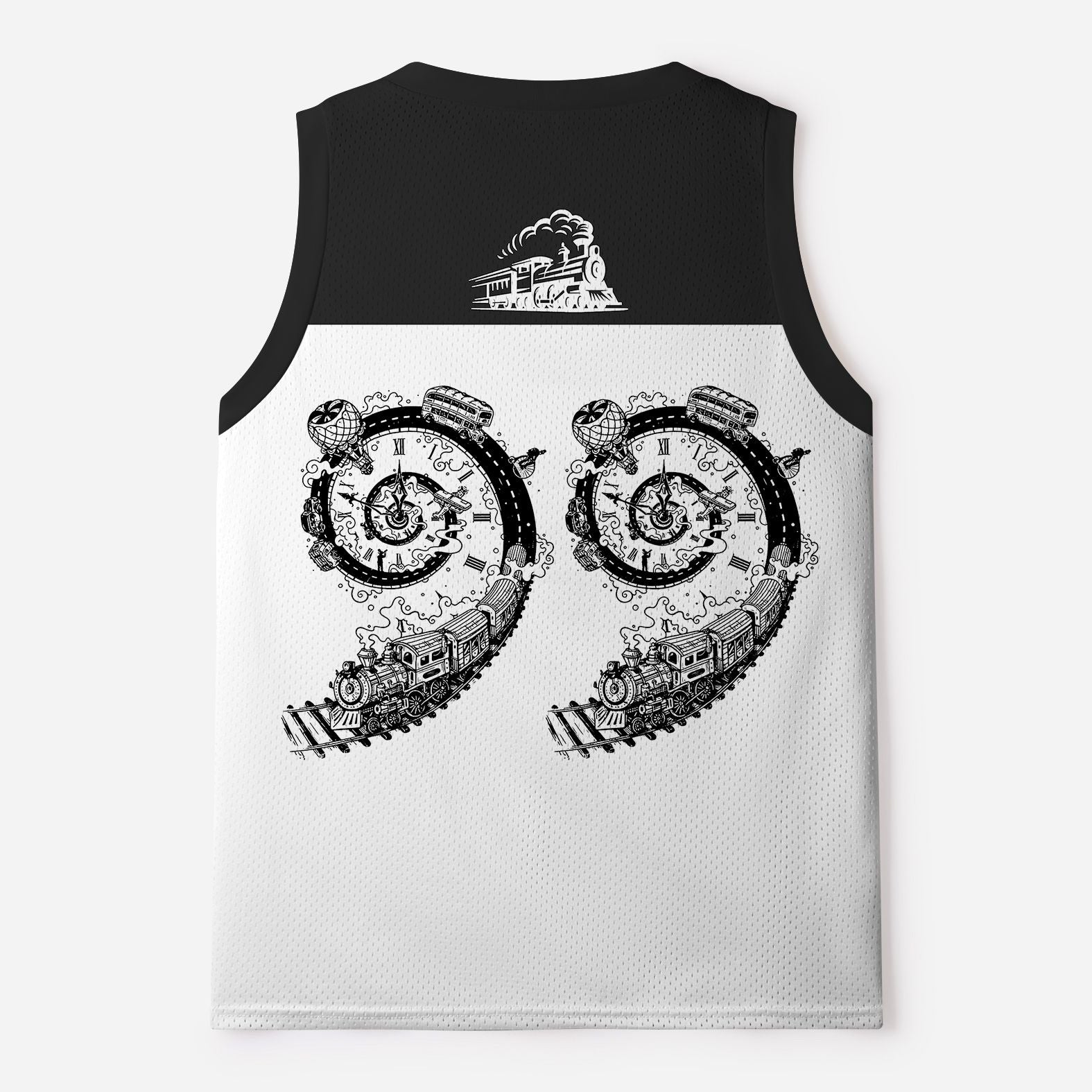 Funny Train Jokes Mesh Tank Top