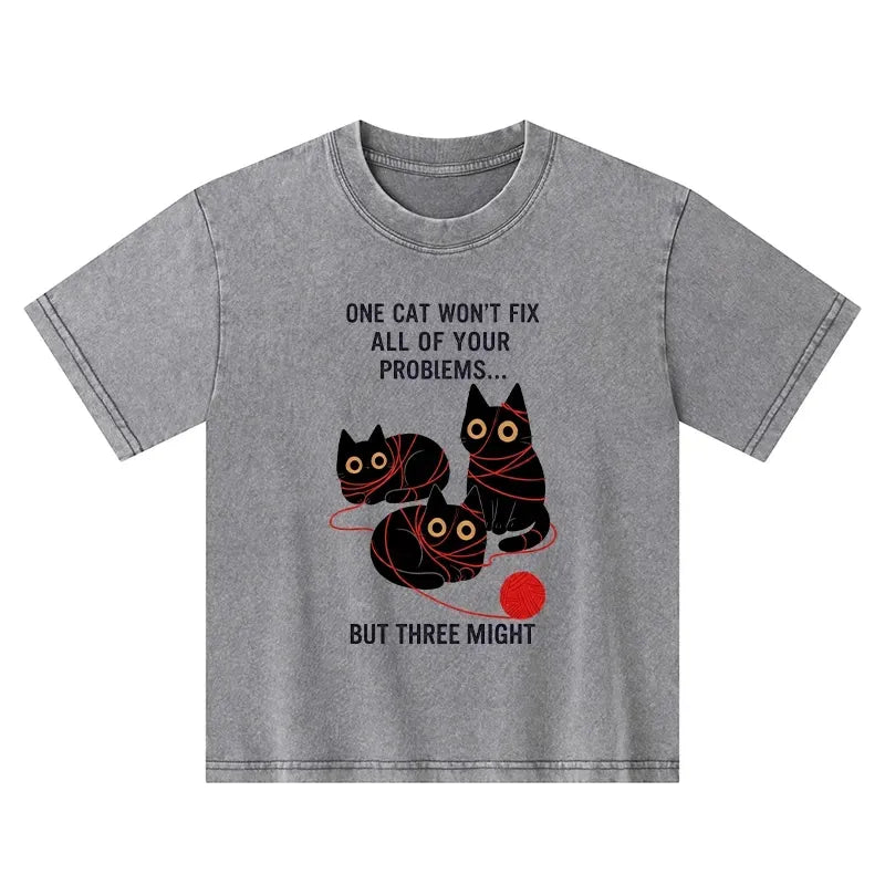 Japanese kids cat t-shirt best seller