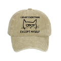 Japanese washed cap for daily wear