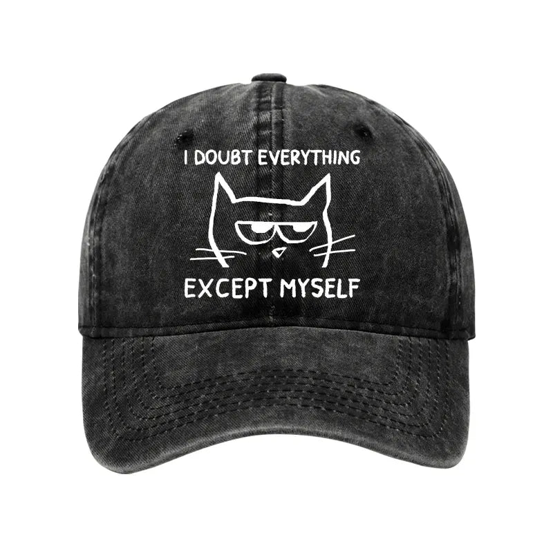 Kyoto-Lion Confident Kitten Washed Cap