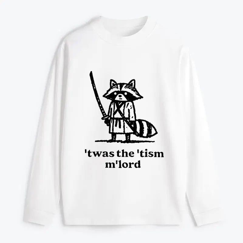 Kyoto-Lion Focused Samurai Raccoon Classic Long Sleeve T-Shirt