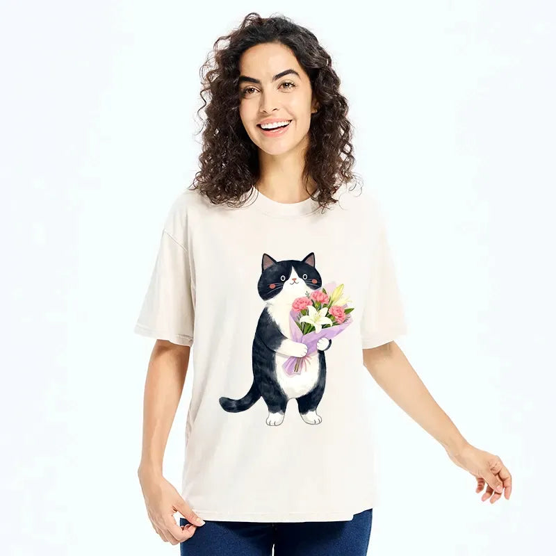 vintage japanese cat t shirt on sale
