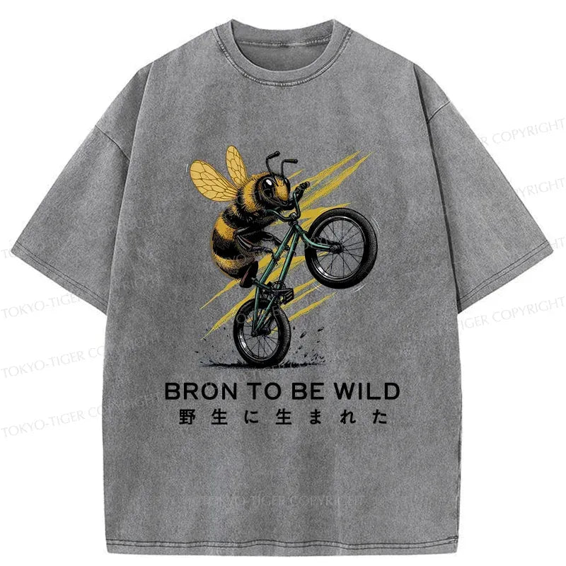 Kyoto-Lion Wild Bee Washed T-Shirt