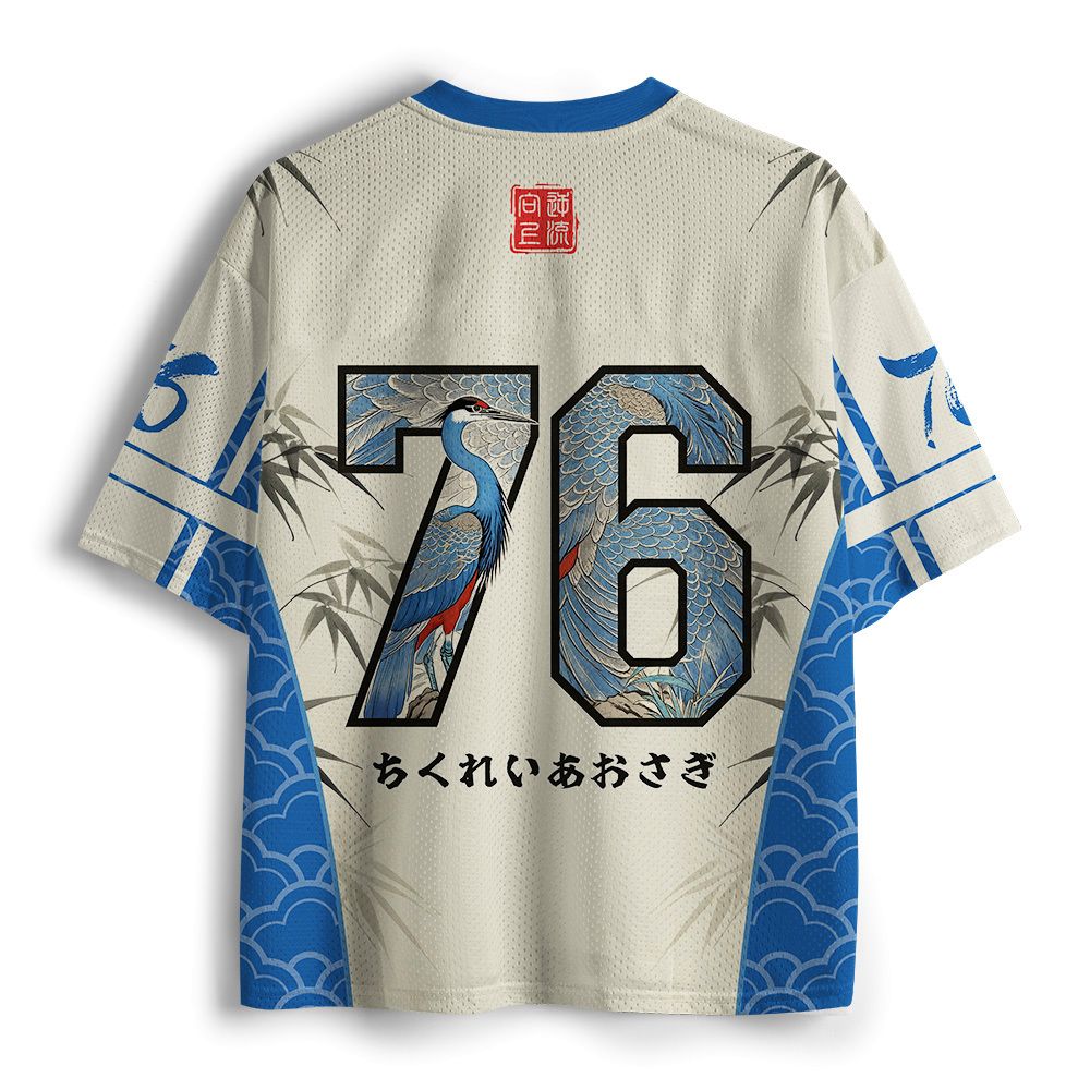 Kyoto-Lion Unisex Mesh Jersey for Fitness