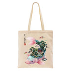 Japanese Koi Canvas Tote Bag for Everyday