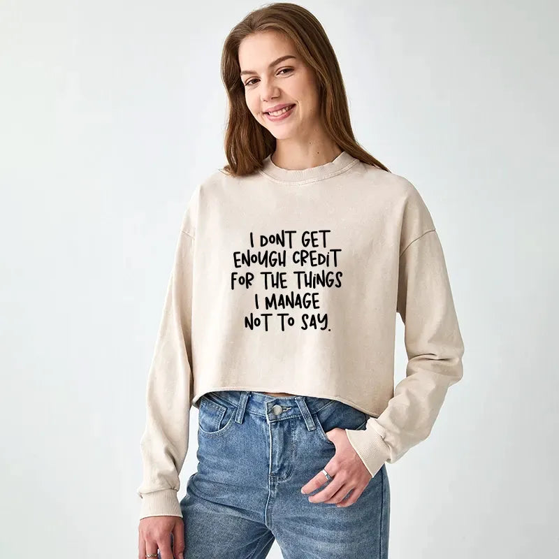 kyoto lion vintage crop sweatshirt gift