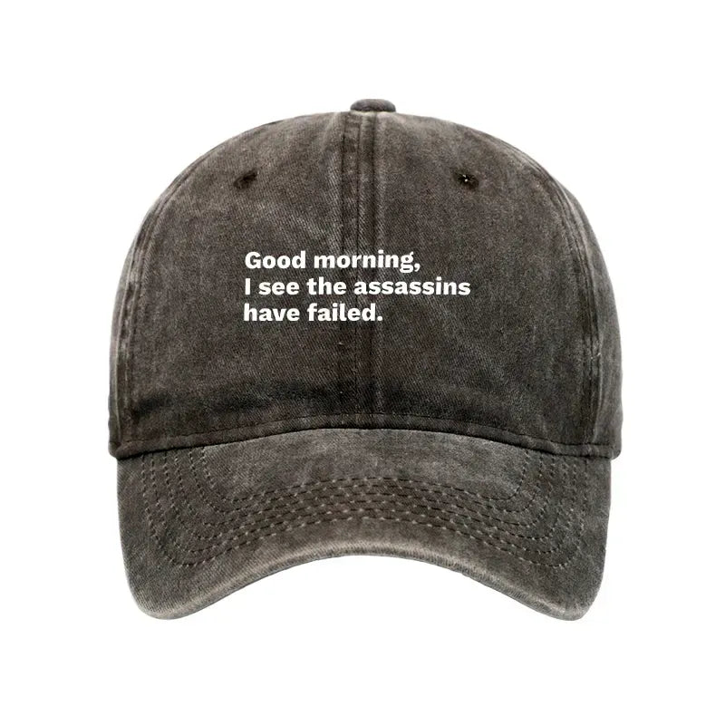 Japanese washed cap for daily wear