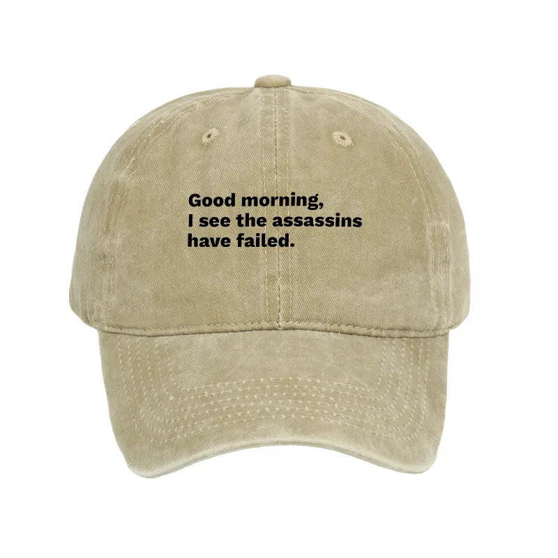 Japanese washed cap for daily wear
