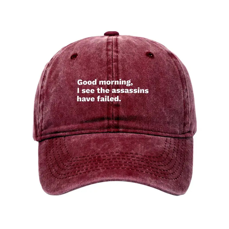 Japanese washed cap for daily wear