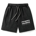 Funny Washed Shorts for Mother's Day
