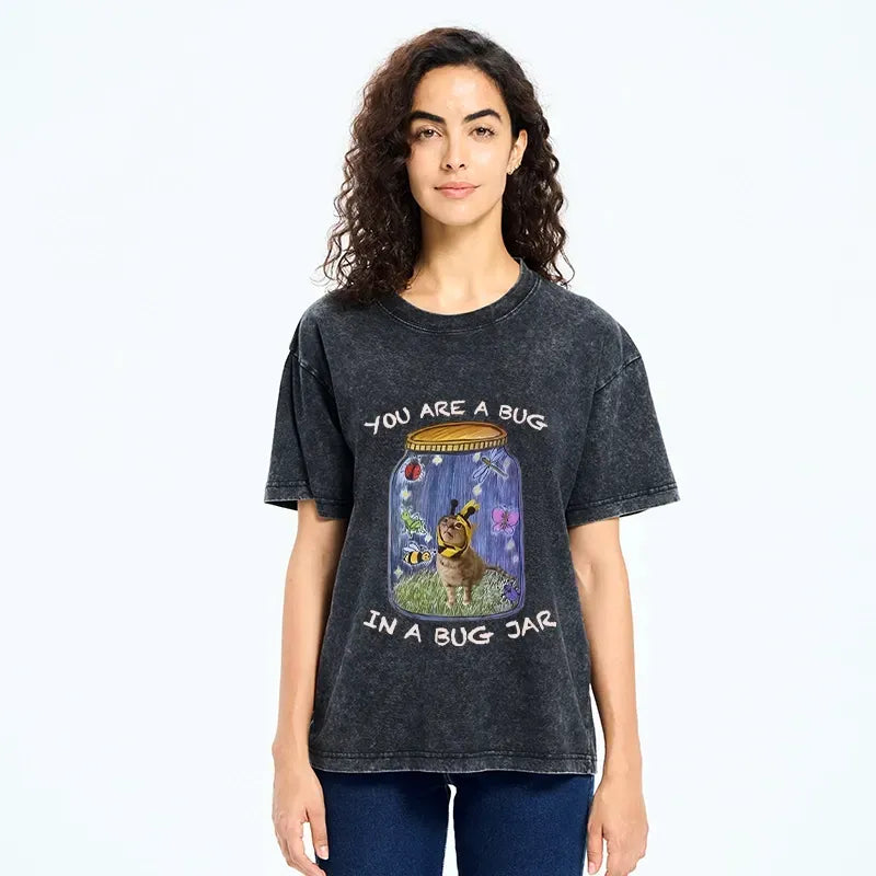 japanese vintage washed tee for streetwear