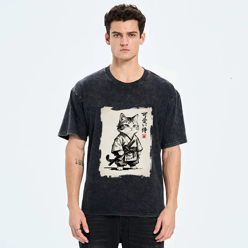 Limited Edition Japanese Cat Streetwear T-Shirt