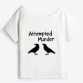 Japanese Off Shoulder T-Shirt for Women