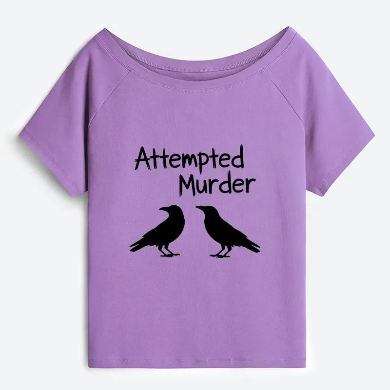 Funny Crow Joke T-Shirt for Women