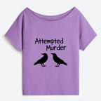 Funny Crow Joke T-Shirt for Women