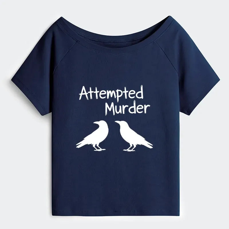 Funny Crow Joke T-Shirt for Women