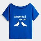 Japanese Off Shoulder T-Shirt for Women