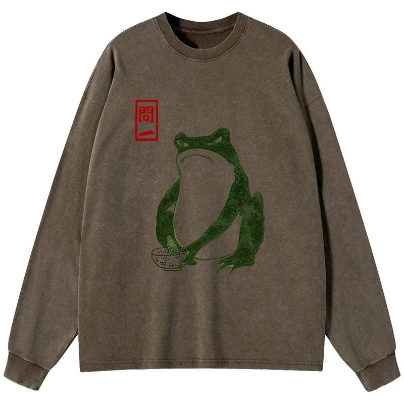vintage washed frog t-shirt best seller