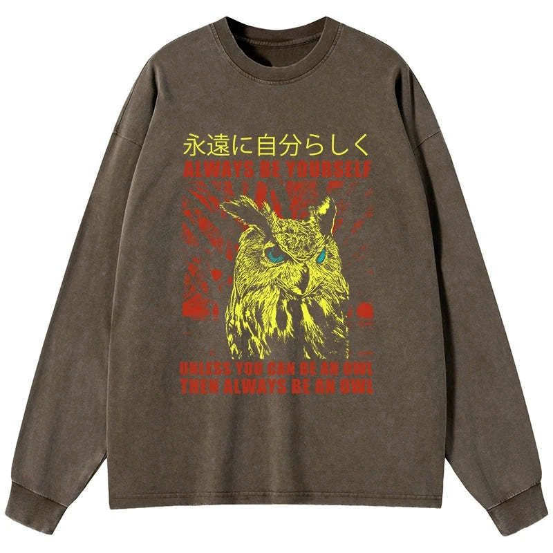 Always Be Yourself Japanese streetwear top