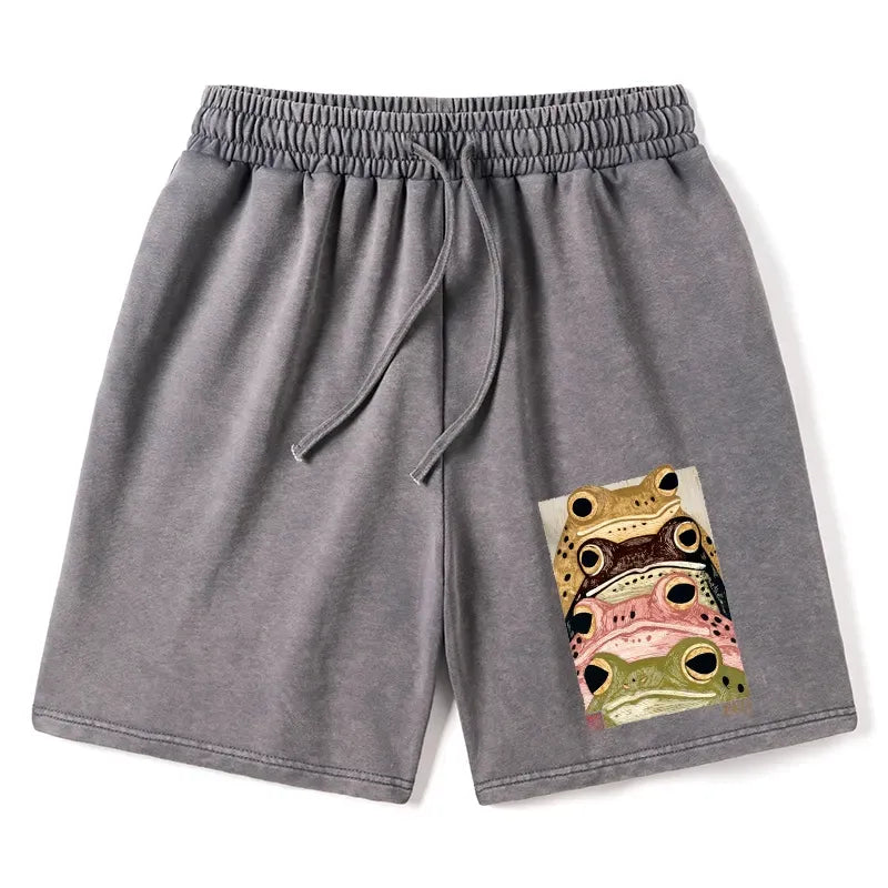 Whimsical Frog Shorts Gift Idea