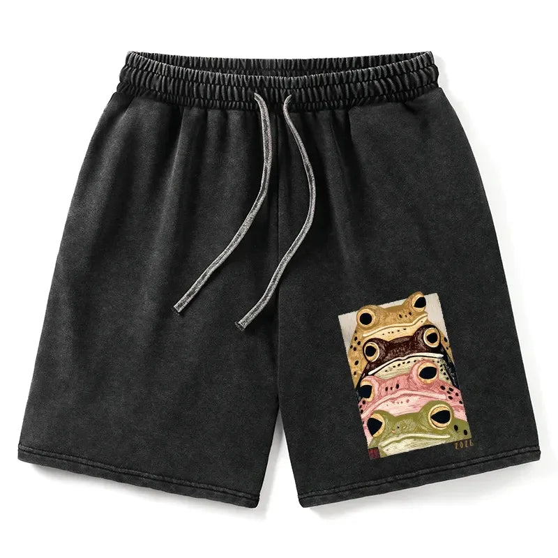 Whimsical Frog Shorts Gift Idea