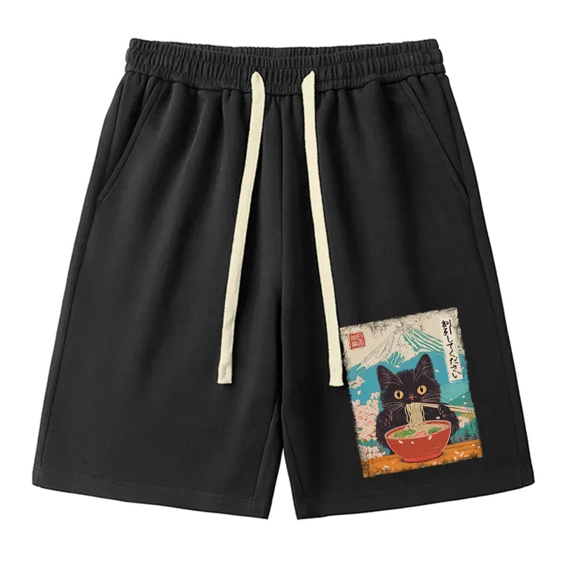 Funny Cat Unisex Shorts on Sale