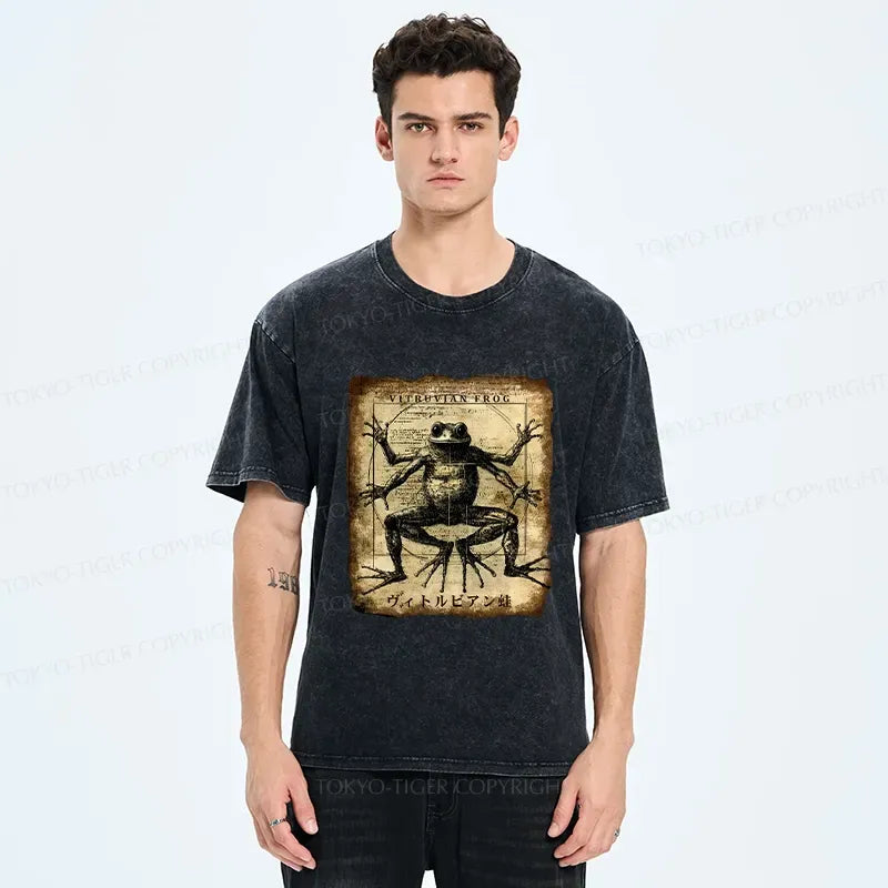 Retro ukiyo-e frog t-shirt best seller