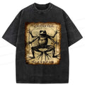 Kyoto-Lion Vitruvian Frog Washed T-Shirt