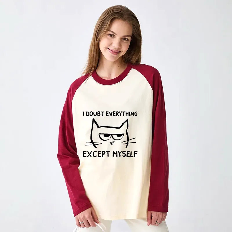 Unisex Cotton Long Sleeve T-Shirt for Everyday Wear