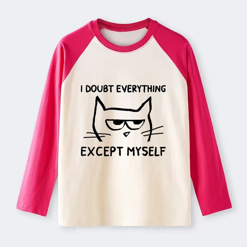 Trendy Japanese Raglan T-Shirt for Streetwear
