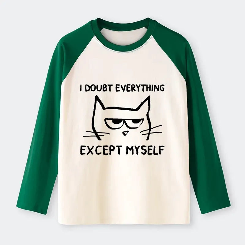 Trendy Japanese Raglan T-Shirt for Streetwear